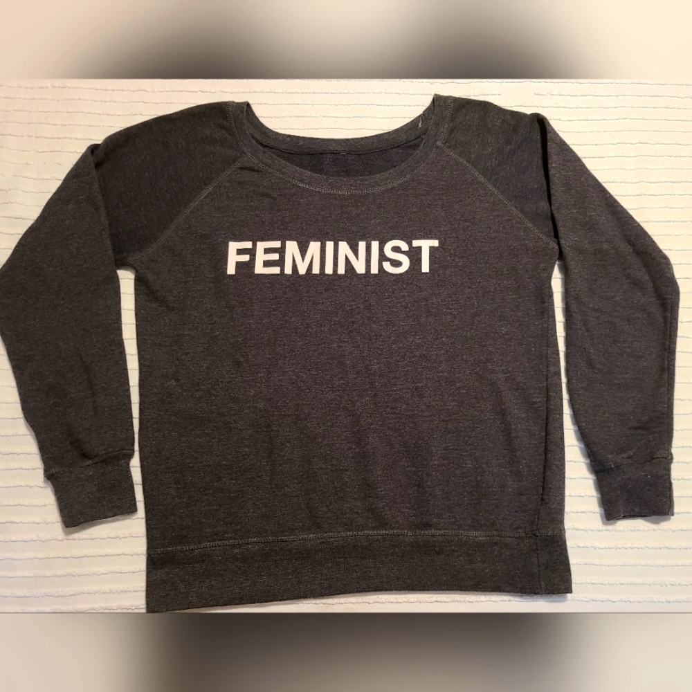Gray Feminist Sweatshirt